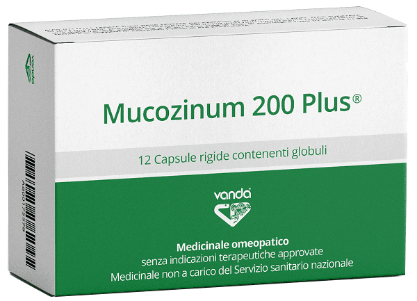 Mucozinum Medicinale Omeopatico per le Difese Immunitaria 200 Plus 12 capsule