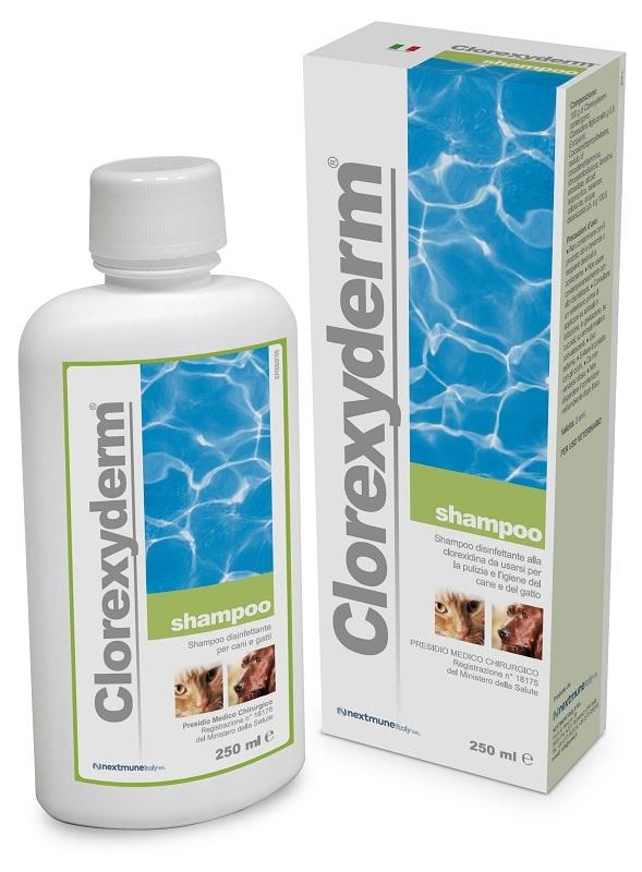 ICF Farmaceutici Linea Animali Domestici Clorexyderm Shampoo Cani e Gatti 250 ml