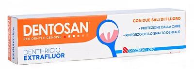 Dentosan Dentifricio Extrafluor per Denti e Gengive 75 ml