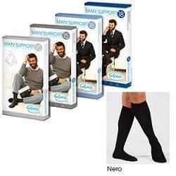 Man Support Calze Gambaletto Taglia 18 Neutro 3 Paia