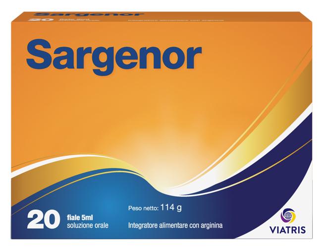Sargenor Integratore con Arginina per Stress Fisico e Psichico 20 fiale