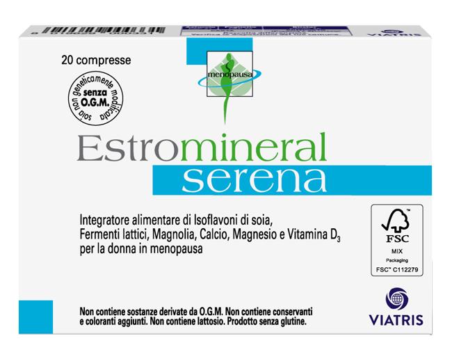 Estromineral Serena Integratore per le Donne in Menopausa 20 Compresse