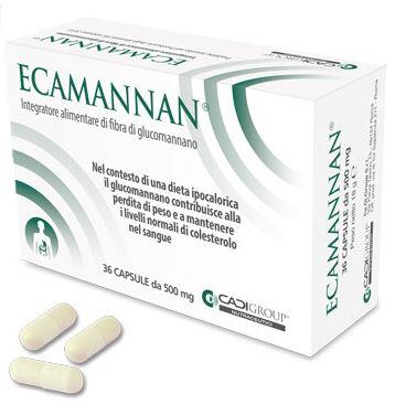 Ca.di.group Ecamannan 36 Capsule 500 Mg