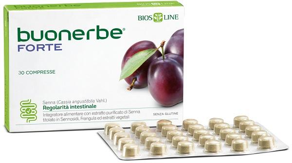 Bios Line Buonerbe Forte Integratore Per La Regolarità Intestinale 30 Compresse