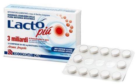 Lacto' Più 3 Miliardi Integratore Fermenti Lattici in Spore 12 Compresse