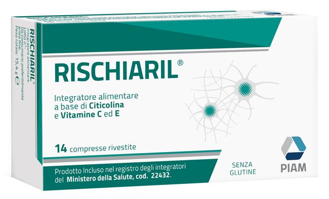 PIAMFARMACEUTICI Linea Vitamine Minerali RISCHIARIL Integratore 14 Compresse