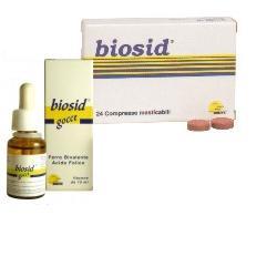 Biosid Gocce Integratore Di Ferro Bivalente E Acido Folico 15 ml