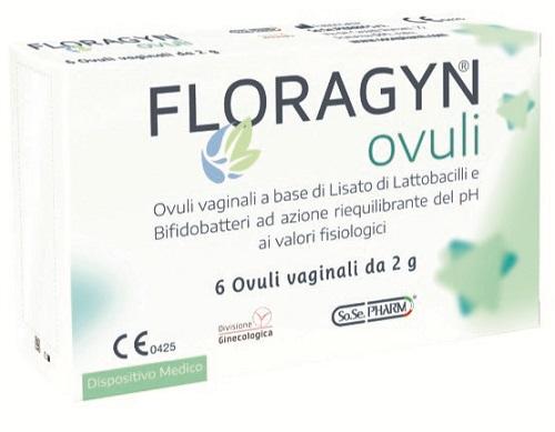 Floragyn Ovuli Vaginali 12g 6 Pezzi