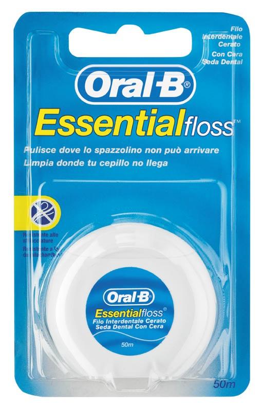 Oralb Essential Floss Filo Interdentale Cerato 50m