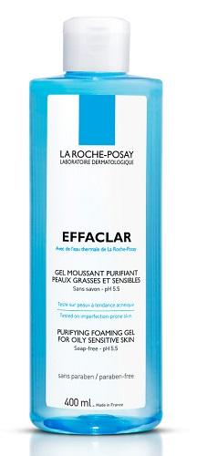 La Roche-Posay Effaclar Gel Mousse Purificante per Pelli Grasse 400 ml
