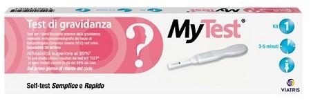 My Test Hcg Rapid Test di Gravidanza 1 Pezzo