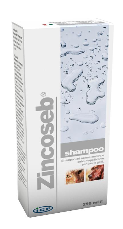 ICF Farmaceutici Linea Animali Domestici Zincoseb Shampoo Cani e Gatti 250 ml
