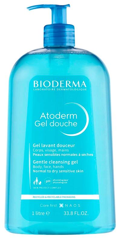Bioderma Atoderm Gel Doccia Ultra Delicato per Pelli Sensibili o Secche 1 Lt