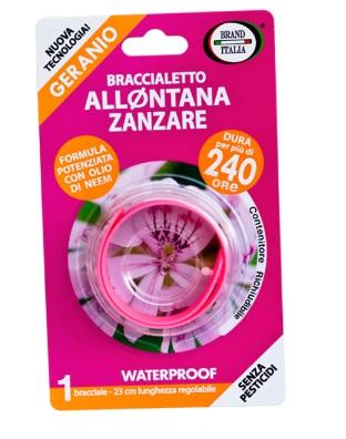 Braccialetto Anti Zanzare con Efficacia 240 Ore Colore Verde