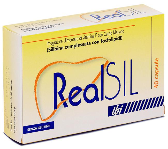 Realsil Integratore Alimentare Benessere Fegato 40 Capsule