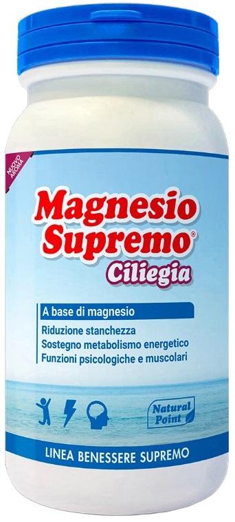 Natural Point Magnesio Supremo Ciliegia Integratore in Polvere 150 G