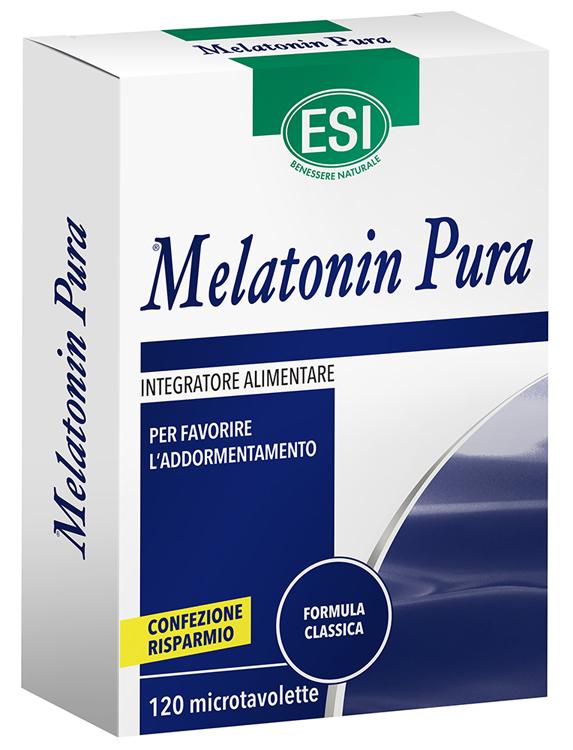 Esi Melatonin Pura Integratore per Favorire il Sonno 120 Microtavolette
