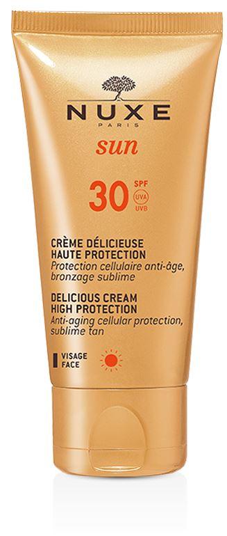 Nuxe Sun SPF30 Creme Delicieuse Crema Solare Antietà Alta Protezione Viso 50 ml