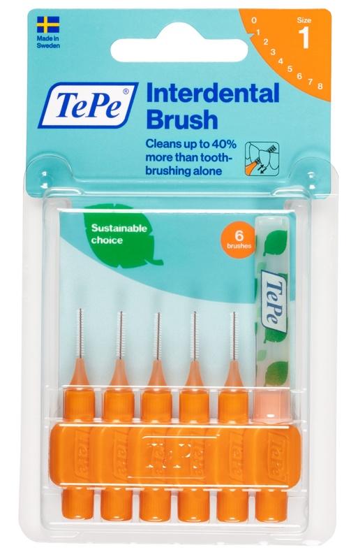 TePe Scovolino Arancione Per Pulizia Interdentale 0,45 mm 6 Pezzi