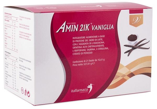 Italfarmacia Linea Aminoacidica Amin 21 K Integratore Alimentare 21 Buste Vanigl