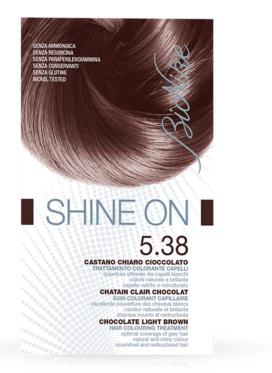 Bionike Shine ON Tintura per Capelli Cute Sensibile 5.38 Castano Chiaro Cioccola