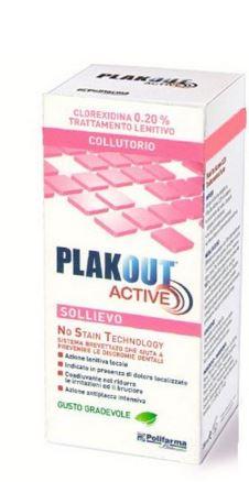 Polifarma Linea Igiene Dentale Plakout Active Sollievo 0,20 Collutorio 200 ml