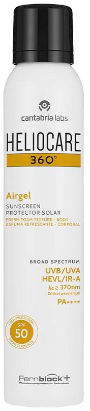 Heliocare Airgel SPF50 Protezione Solare per il Corpo 200 ml