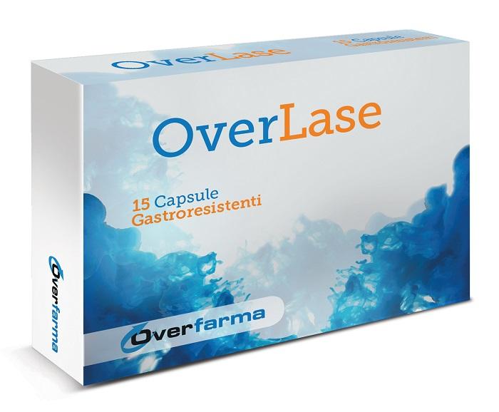 Overlase Integratore 15 Capsule Gastroresistenti