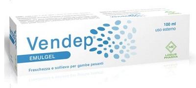 Vendep Emulgel Azione Rinfrescante Stimolante il Microcircolo delle Gambe 100 ml
