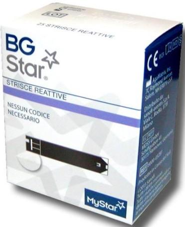 BGStar My Star Extra Strisce Reattive Glicemia 50 Pezzi