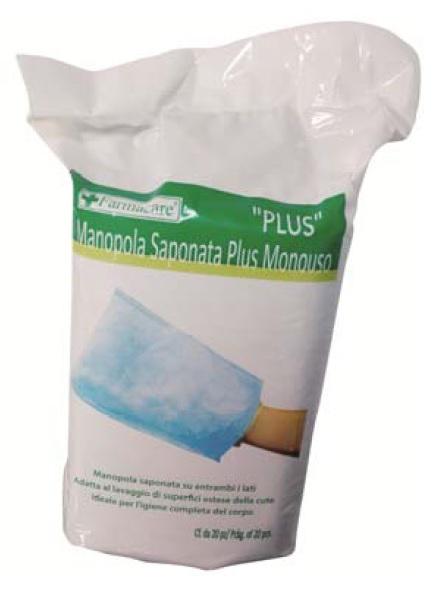 Manopole Sapone Plus Monouso 20 Pezzi