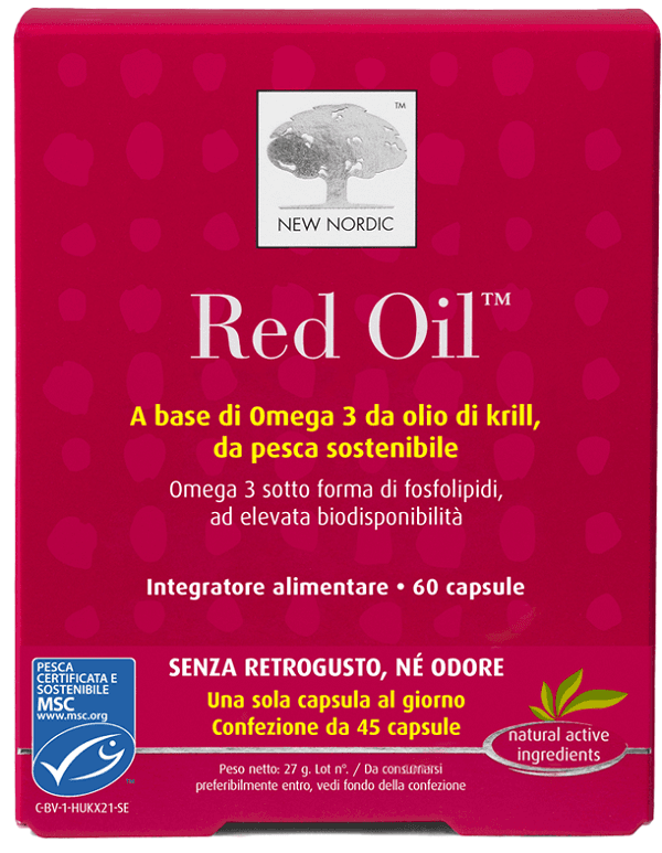 Red Oil Integratore Olio di Krill 60 Capsule