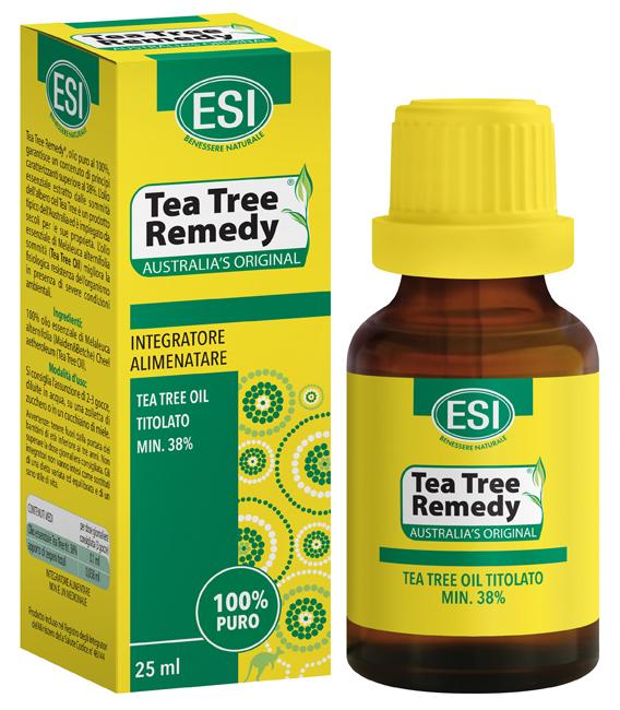 Esi Tea Tree Remedy Oil Olio di Maleuca Antibatterico e Antimicotico 25 ml