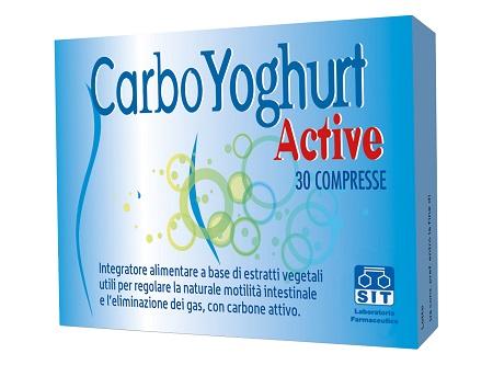 Carboyoghurt Active Integratore per Combattere il Gas 30 Compresse