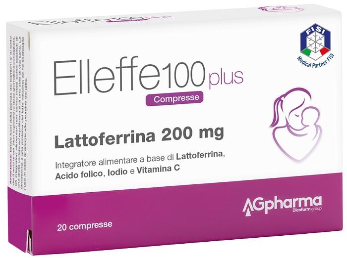 Elleffe 100 Plus Integratore a Base di Lattoferrina 20 Compresse
