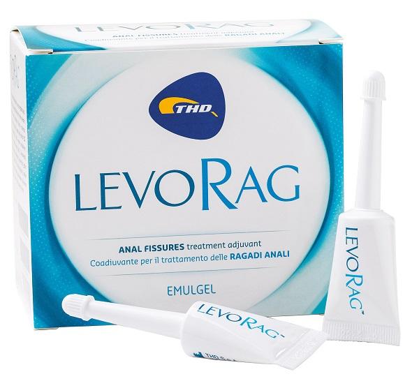 Levorag Emulgel Crema per il Trattamento delle Ragadi Anali 20 Tubetti Monodose