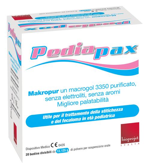 Bioprojet Italia Pediapax Polvere 20 Bustine 13,125 G