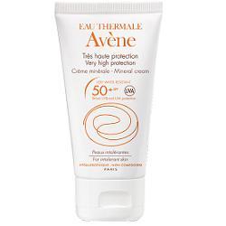 Avene Crema Schermo Minerale Protezione Molto Alta Spf50 Pelli Intolleranti 50ml