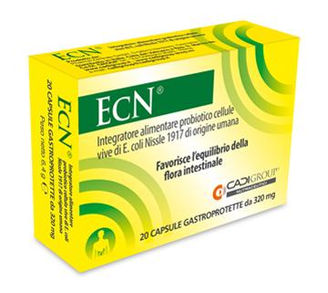 Ecn Integratore Probiotico per l'Equilibrio della Flora Intestinale 20 capsule