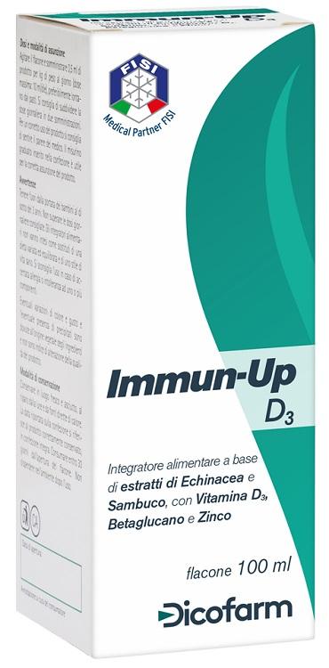 Dicofarm Linea Vitamine e Minerali Immun-Up D3 Integratore Alimentare 100 ml