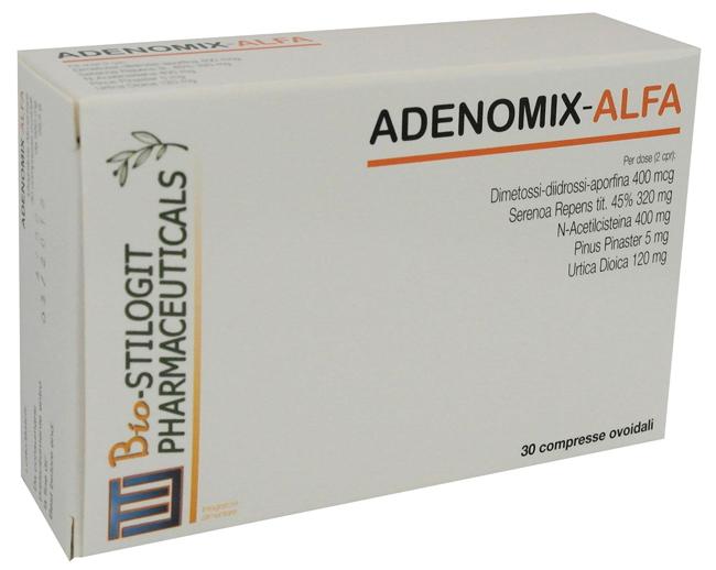 Bio Stilogit Pharmaceutic. Adenomix Alfa 30 Compresse