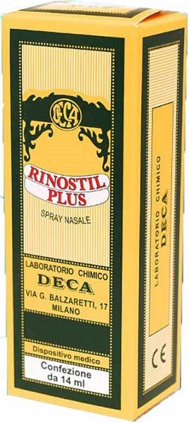 Deca Laboratorio Linea Dispositivo Medico Rinostil Plus Spray Nasale 14 ml