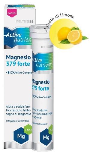 Dr. Theiss Active Nutrient Magnesio 379 Forte Integratore di Sali MInerali 20 Co