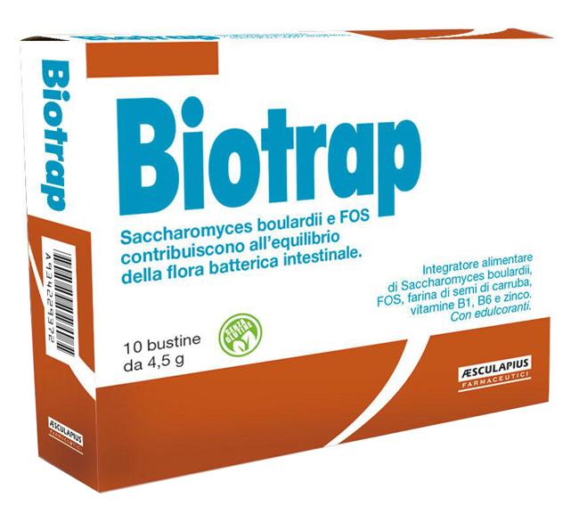 Aesculapius Linea Intestino Sano Biotrap Integratore Alimentare 10 Buste