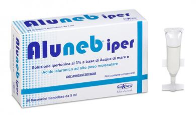 Aluneb Iper Soluzione Aerosol Ipertonica da Nebulizzare 20 Flaconcini