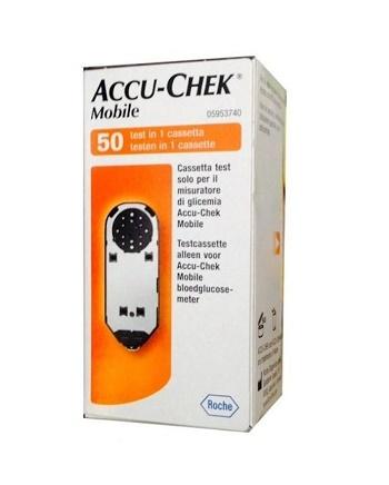 Accu-Chek Controllo della Glicemia Mobile 50 Strisce Rilevatrici Plasma