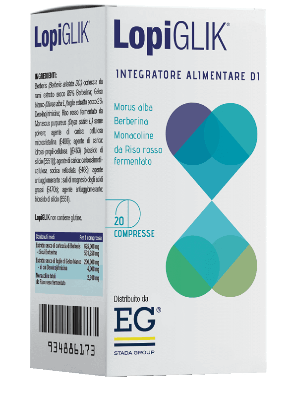 Akademy Pharma Linea Colesterolo Trigliceridi Lopiglick Integratore 20 Compresse