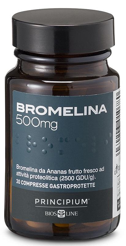 Bios Line Bromelina Integratore All'Ananas Effetto Drenante 30 Compresse