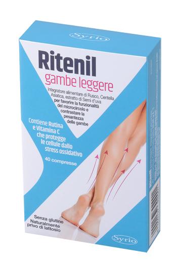 Ritenil Integratore Per Gambe Leggere E Migliore Circolazione 40 Compresse