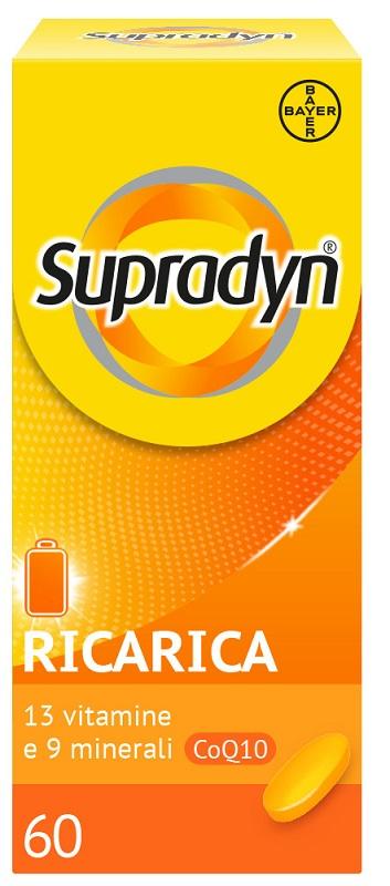 Supradyn Ricarica Integratore Multivitaminico Completo e Minerali con Coenzima Q10 60 Compresse